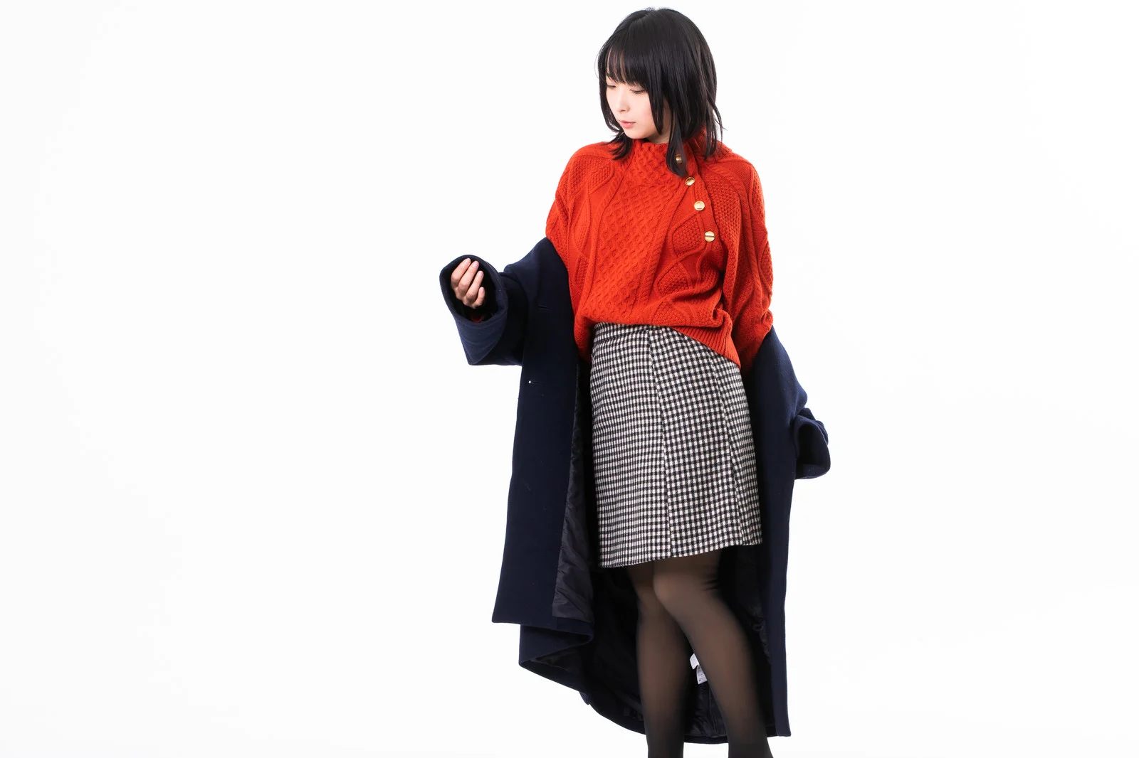 秘書の冬ファッション