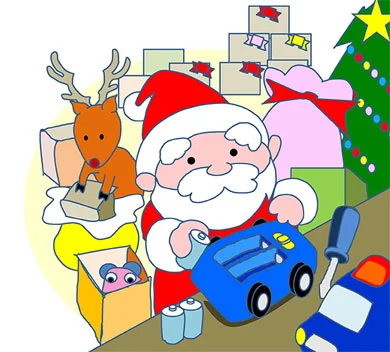 サンタさんも動作チェック？