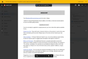 Googlドライブに怪しいファイルの警告がでるようになります（Google Workspace)