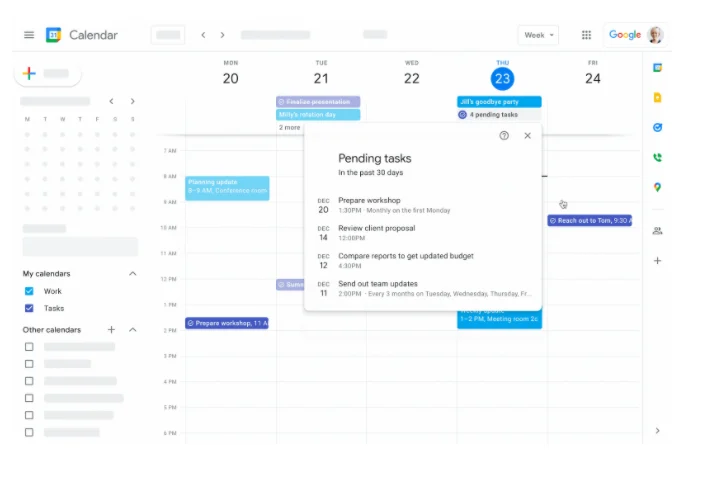 Googleカレンダーで期限切れのタスクの管理が簡単になるというお話