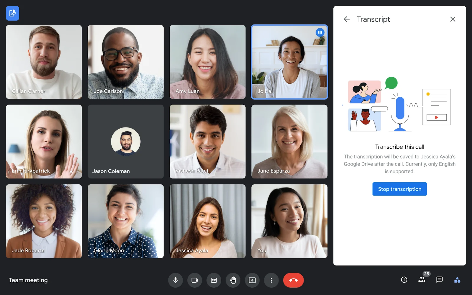 Google Meet 通話中の音声を Google ドキュメントに書き起こす機能のお話