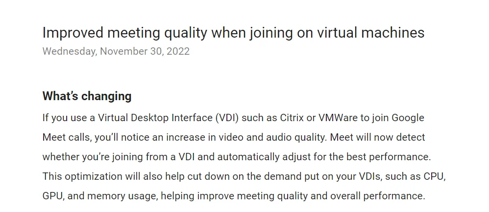 ヴァーチャルマシンからのMeet