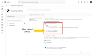 Google Workspace のデフォルトセッション維持時間が変更になるお話