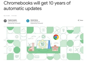 Chromebookが長期間使えるようになるお話