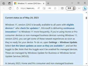 Windows 11 バージョン 21H2が間もなくサービス終了というお話